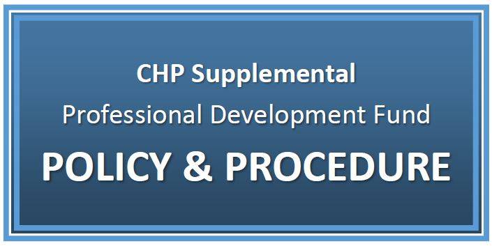 Supplemental Professional Development Fund Policy & Procedure